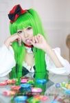 aira cc code_geass cosplay dress green_hair hat twintails vocaloid rating:Safe score:1 user:DarkSSA