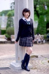 blouse bowtie cardigan kneesocks minatsuki_naru pleated_skirt skirt rating:Safe score:0 user:pixymisa