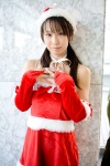 collar costume dress elbow_gloves gloves hayase_mizuki santa_costume stocking_cap twintails rating:Safe score:0 user:nil!