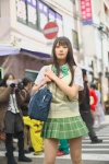 blouse bookbag cosplay kotegawa_yui otogi_nekomu pleated_skirt school_uniform skirt sweater_vest to_love-ru rating:Safe score:0 user:nil!