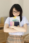 blouse glasses koike_rina pleated_skirt school_uniform skirt ys_web_406 rating:Safe score:1 user:nil!
