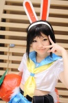 animal_ears bunny_ears carrot cosplay getsumento_heiki_miina hairband minazuki_mina school_uniform todoroki_asuka utility_belt rating:Safe score:0 user:nil!