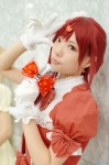 cosplay dress gloves ibara microphone original red_hair side_ponytail rating:Safe score:0 user:nil!