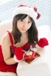 bow cake dress food gloves koyomi santa_costume stocking_cap rating:Safe score:0 user:pixymisa