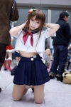 cosplay ichigo_100 kagami_sou kitaoji_satsuki pantyhose pleated_skirt sailor_uniform school_uniform skirt rating:Safe score:3 user:nil!