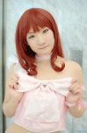 camisole choker cosplay harune_aira kishigami_hana miniskirt pretty_rhythm_aurora_dream red_hair skirt rating:Safe score:0 user:nil!