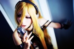 blonde_hair collar cosplay headset houtou_singi lily_(vocaloid) vest vocaloid rating:Safe score:1 user:Kryzz