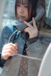 denim_jacket katou_mari sweater telephone rating:Safe score:0 user:pixymisa