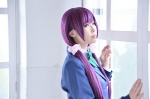 blazer blouse cosplay haruka love_live!_school_idol_project love_m@ster purple_hair school_uniform tojo_nozomi twintails rating:Safe score:0 user:nil!