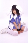 animal_ears apron bunny_ears cosplay dress maji-res matsunaga_ayaka misora_tsubasa thighhighs zettai_ryouiki rating:Safe score:1 user:nil!