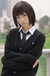 blouse boku_wa_tomodachi_ga_sukunai cardigan cosplay mai_(ii) mikazuki_yozora school_uniform tie rating:Safe score:0 user:nil!