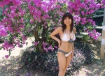bikini cleavage dgc_0056 flowers hanai_miri swimsuit rating:Safe score:2 user:nil!