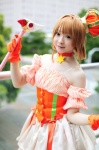 blouse cardcaptor_sakura choker corset cosplay crown gloves kanan_kaori kinomoto_sakura miniskirt skirt wand rating:Safe score:0 user:nil!
