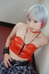 bustier collar cosplay lingerie mai multi-colored_hair pleated_skirt sakerune_meiko skirt vocaloid rating:Safe score:0 user:nil!