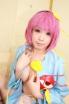 arai_yomi blouse cleavage cosplay hairband komeiji_satori open_clothes pink_hair skirt touhou rating:Safe score:0 user:nil!