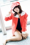 asakura_irori bakemonogatari cosplay hat jacket pantyhose school_swimsuit sengoku_nadeko swimsuit rating:Safe score:2 user:pixymisa