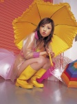 bikini boots ogura_yuuko raincoat swimsuit umbrella rating:Safe score:0 user:nil!