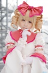 blonde_hair cosplay dress drill_hair elbow_gloves gloves hairbow mary_marguritte princess_curls princess_nightmare shawl twin_drills twintails yuuni rating:Safe score:1 user:nil!