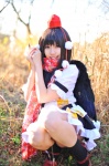 amatsuka_miyu blouse cosplay fan kneesocks pleated_skirt scarf shameimaru_aya skirt tokin_hat touhou wings rating:Safe score:0 user:nil!
