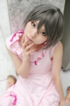 cosplay dress nagato_yuki silver_hair suzumiya_haruhi_no_yuuutsu yukino_koro rating:Safe score:0 user:nil!