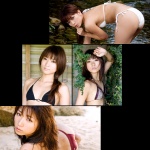 ass beach bikini fukasawa_yuuki greatest_dancer ponytail side-tie_bikini swimsuit rating:Safe score:0 user:nil!