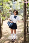 blouse bookbag hamakawa_runa kneesocks pleated_skirt school_uniform skirt rating:Safe score:0 user:nil!