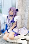 boots bow choker cosplay cure_moonlight dress flower heartcatch_precure! mitsuto one_elbow_glove pretty_cure purple_hair tsukikage_yuri rating:Safe score:0 user:pixymisa