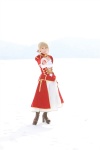 blonde_hair boots braid cosplay dress fate/series fate/stay_night kamui_arisa red_moon saber rating:Safe score:0 user:nil!