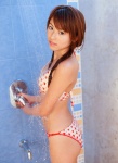 bikini cleavage never-ending_summer shower side-tie_bikini swimsuit twintails wakatsuki_chinatsu wet rating:Safe score:0 user:nil!