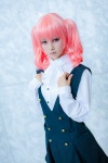 blouse cosplay inu_boku_secret_service jumper pink_hair roromiya_karuta scarf_tie tometo_kamu twintails rating:Safe score:0 user:pixymisa