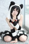 arm_warmers camisole cosplay croptop leg_warmers love_live!_school_idol_project miniskirt misausa panda_hat skirt yazawa_niko rating:Safe score:0 user:nil!