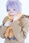 cardigan cosplay glasses ibara nagato_yuki purple_hair suzumiya_haruhi_no_yuuutsu rating:Safe score:2 user:pixymisa