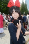broom cosplay dress hairbow kiki kiki's_delivery_service kuroneko stuffed_animal rating:Safe score:0 user:nil!