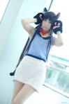akiyama_mio animal_ears blouse bowtie cat_ears catgirl cat_paws cosplay k-on! pantyhose skirt tail yuushi rating:Safe score:0 user:pixymisa