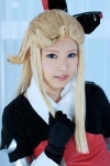 blonde_hair blouse blue_eyes bureiburi_deforuto cosplay gloves hairbow idea_lee miho rating:Safe score:0 user:pixymisa