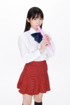 aoyama_rika blouse costume kneesocks pleated_skirt recorder school_uniform skirt ys_web_329 rating:Safe score:0 user:nil!
