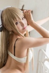 amagi_brilliant_park bed bra cosplay hairbow na-san ponytail rosso sento_isuzu rating:Questionable score:3 user:nil!
