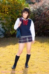 blouse bookbag kneesocks koide_mai pleated_skirt school_uniform skirt sweater_vest rating:Safe score:3 user:nil!