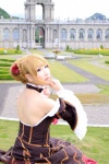 beatrice braid choker cosplay gown orange_hair saku umineko_no_naku_koro_ni rating:Safe score:0 user:nil!