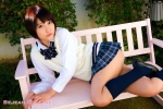blouse bookbag kneesocks pleated_skirt school_uniform skirt sweater_vest tsutsumi_yukimi rating:Safe score:1 user:nil!