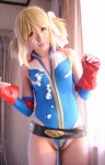 blonde_hair bodysuit cosplay fingerless_gloves gundam gundam_0079_card_builder higurashi_rin reiko_holinger twintails rating:Safe score:4 user:nil!