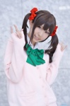 blouse cardigan cosplay hairbows love_live!_school_idol_project rinami twintails yazawa_niko rating:Safe score:1 user:nil!