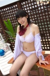 bikini blouse cleavage kneesocks open_clothes school_uniform swimsuit wet yamaguchi_yumena rating:Safe score:0 user:nil!