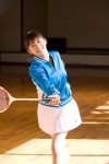 badminton_racket hara_mikie miniskirt pleated_skirt skirt track_suit rating:Safe score:0 user:nil!