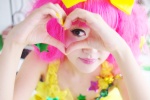 <3 cosplay dress hairbow original pink_hair tsugihagi_mishin rating:Safe score:1 user:nil!