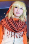 blonde_hair blouse cosplay flareon pokemon sachiko scarf vest rating:Safe score:0 user:pixymisa