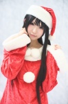 akiyama_mio cosplay dress k-on! rinami santa_costume stocking_cap rating:Safe score:1 user:nil!