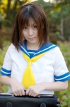 bookbag cosplay higurashi_no_naku_koro_ni kikiwan ryuuguu_rena sailor_uniform school_uniform tie rating:Safe score:0 user:nil!