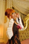 beatrice braid choker cosplay gown orange_hair saku umineko_no_naku_koro_ni rating:Safe score:0 user:nil!