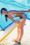 bikini bodyboard cleavage kamata_natsumi ponytail side-tie_bikini striped swimsuit ys_web_227 rating:Safe score:0 user:nil!